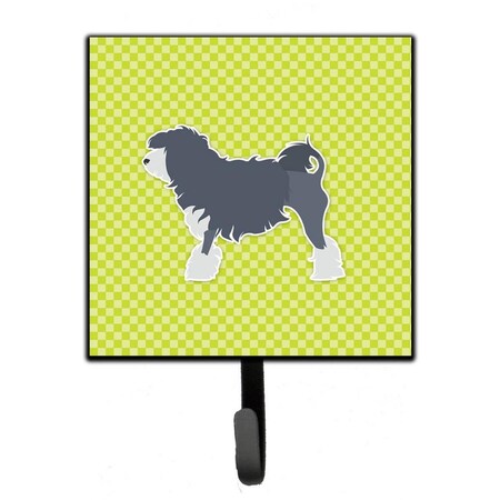 Jensendistributionservices Lowchen Checkerboard Green Leash or Key Holder MI2087098